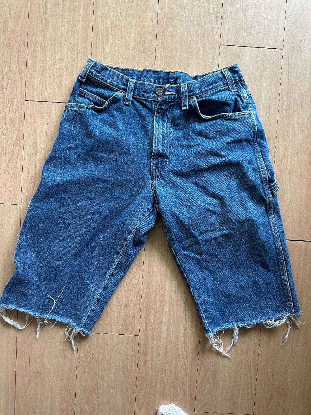 Dickie's Denim Distressed Skate Shorts Size 32x32